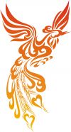 free tribal phoenix tattoo